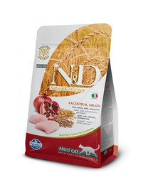 N&D Low Grain Chicken & Pomegranate Adult Cat 5 kg -sucha karma dla dorosłych kotów