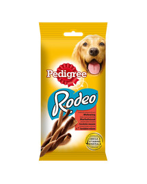 PEDIGREE Rodeo przysmak dla psów z wołowiną  12 x 122 g