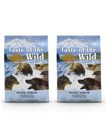 Taste Of The Wild Pacific Stream 24,4 kg  (2 x 12,2 kg) - sucha karma dla psów z wędzony łososiem 24,4 kg  (2 x 12,2 kg)