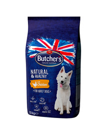 Butcher's Natural&Healthy Dog Dry z Kurczakiem 15 kg x 2