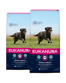Eukanuba Adult Large Breed Chicken 30 kg (2 x 15kg) - sucha karma dla psa