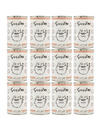 Gussto Fresh karma dla kotów świeża cielęcina z królikiem 12x400 g
