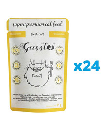 Gussto Fresh Calf- karma mokra dla kota cielęcina 24x85 g