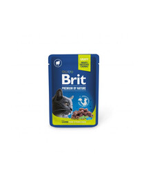 BRIT PREMIUM Pouch Sterilized 24x100g dla kotów sterylizowanych smak jagnięcina