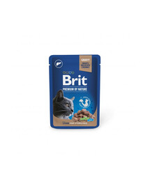 Brit Premium Sterilised wątróbka Mokra Karma dla kota zestaw 24 x 100g