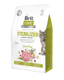 BRIT CARE Grain-Free Sterilized Immunity 0.4 kg hypoalergiczna karma dla dorosłych sterylizowanych kotów