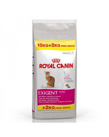 Royal Canin Cat Exigent Savour 10 kg + 2 kg - sucha karma dla kotów dorosłych, wybrednych 10+2kg