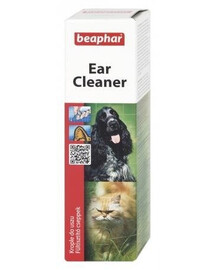 Beaphar ear cleaner krople do pielęgnacji uszu dla psów i kotów 50 ml