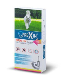 Krople przeciw ektopasożytom FREXIN dla kota 1 ml