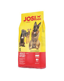 JosiDog Agilo Sport 15kg - sucha karma dla psów dorosłych, sportowych, 15 kg