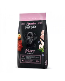 FITMIN Dog For Life Puppy sucha karma dla szczeniąt 12 kg