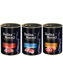 DOLINA NOTECI Premium Mix smaków zestaw z mięsem dla kota 24x400g