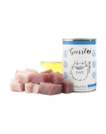 Gussto Fresh karma dla kotów  świeży indyk z tuńczykiem 400g