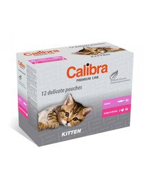 Cat Premium Line Kitten Multipack 12x100 g saszetki dla kociąt