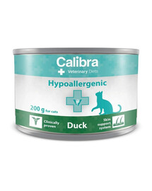 Veterinary Diet Cat Hypoallergenic Duck 200 g