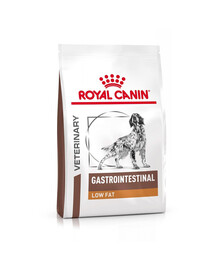 Royal Canin Dog Gastro Intestinal Low Fat Canine 12 kg - sucha karma dla psów o obniżonej zawartości tłuszczu i z zaburzeniami żołądkowo jelitowymi 12kg
