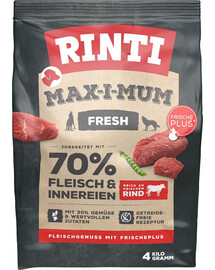 RINTI MAX-I-MUM sucha karma dla psa Beef z wołowiną 4 kg