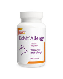 DOLFOS Dolvit Allergy 90 tab. suplement dla psów z alergią