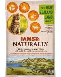 IAMS Naturally Adult Cat with New Zealand Lamb in Gravy 85 g karma mokra dla kota