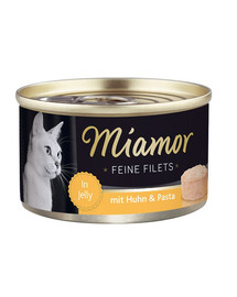 MIAMOR Feine Filets kurczak  i  makaron 100 g - karma dla kotów