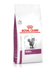 ROYAL CANIN Renal Feline 4 kg - sucha karma dla kotów z niewydolnością nerek 2kg