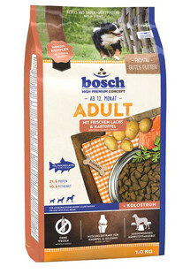 BOSCH Adult łosoś i ziemniaki 1 kg - karma sucha dla dorosłych psów o standardowym poziomie aktywności