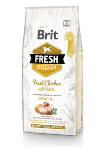 BRIT Fresh chicken with potato adult great life 2,5 kg karma dla psa