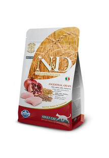 N&D Low Grain Chicken & Pomegranate Adult Cat 5 kg -sucha karma dla dorosłych kotów