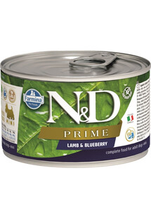 N&D Prime dog lamb & blueberry mini 140 g