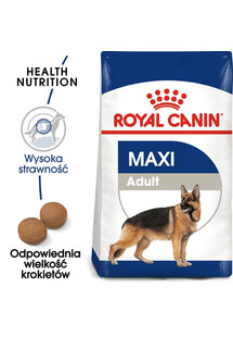 ROYAL CANIN Maxi Adult 30 kg  zestaw (2x15kg) karma sucha dla psów dorosłych, do 5 roku życia, ras dużych