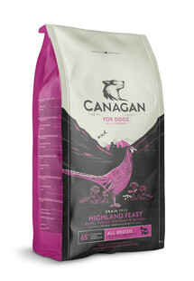 CANAGAN Dog Highland Feast sucha karma dla psów 24 kg (2 x 12 kg) bażant