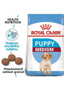 ROYAL CANIN Medium Puppy 15 kg granule pro střední štěňata