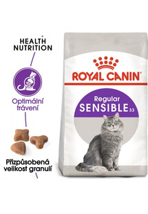 ROYAL CANIN Sensible 10kg granule pro kočky s citlivým zažíváním