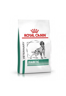 Royal Canin Dog Diabetic Canine 12 kg - sucha karma dla psów z cukrzycą + 12 x Diabetic 410 g mokra karma