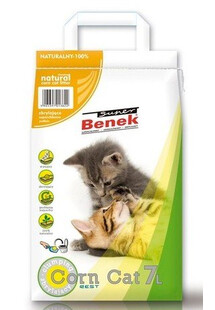 Certech Super Benek Corn Cat Natural  7 l x 2 (14 l) - żwirek kukurydziany dla kotów