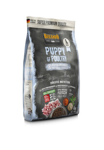 BELCANDO Finest Grain Free Puppy Poultry, 4 kg - bezzbożowa sucha karma dla szczeniąt,