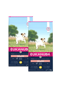 EUKANUBA Caring Senior Small Breed bogata w świeżego kurczaka 30 kg (2 x 15kg)