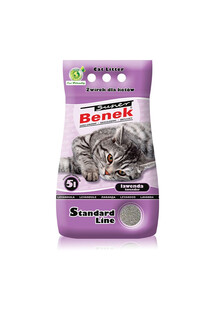 Certech Super Benek Standard Line Lavender 2x5 l (10L) - żwirek dla kotów o zapachu lawendy 10L