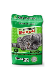 Certech Super Benek Standard Line Green Forest 2x 25 l -  gruboziarnisty żwirek dla kotów o zapachu zielonego lasu (50 l)