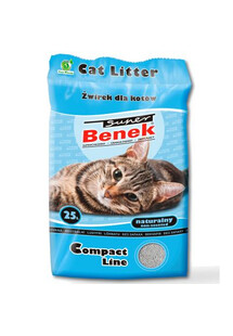 Certech Super Benek Compact Line - drobny żwirek dla kotów 25 l x 2 (50 l)