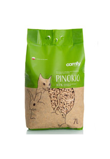 COMFY Pinokio Żwirek drewniany pellet niezbrylający 35 l (5x7 l)