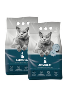 ARISTOCAT Bentonite Plus żwirek bentonitowy naturalny 10 l (2 x 5 l)