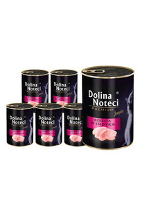 DOLINA NOTECI Premium Junior Bogata w indyka karma dla kociąt zestaw 12x400 g