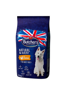 Butcher's Natural&Healthy Dog Dry z Kurczakiem 15 kg x 2