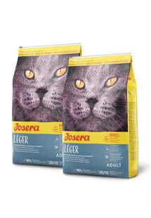 JOSERA Cat Leger dla kotów mało aktywnych i po kastracji 20 kg (2 x 10 kg)