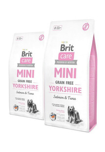 BRIT Care Grain Free Mini Yorkshire 14 kg (2 x 7 kg) hypoalergiczna bezzbożowa karma dla psów rasy Yorkshire Terrier