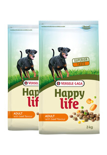 VERSELE-LAGA Happy life adult beef 30 kg (2 x 15 kg)