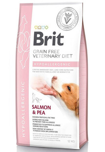 BRIT Veterinary Diets Dog Hypoallergenic karma 12 kg