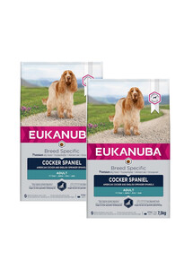 EUKANUBA Adult Breeds Specific Cocker Spaniel Chicken 15 kg (2 x 7.5 kg)