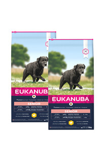 Eukanuba Senior  Large Breed Chicken 30 kg - sucha karma dla psa  30 kg (2 x 15kg)